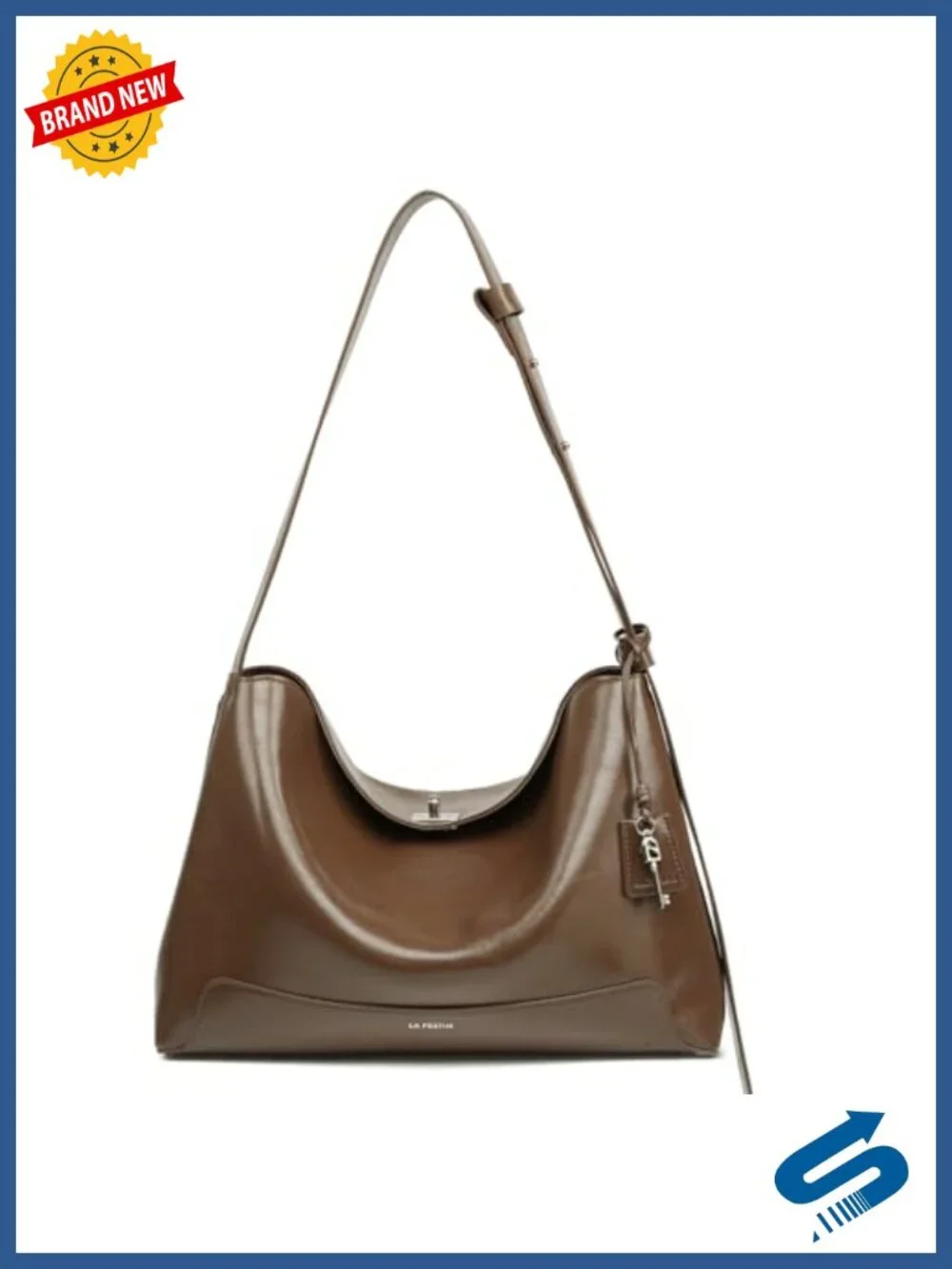 Genuine Leather Hobo Bag Women's Shoulder Bag Designer Work Tote Adjustable